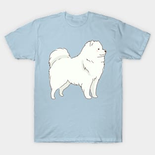 Cute samoyed dog standing T-Shirt